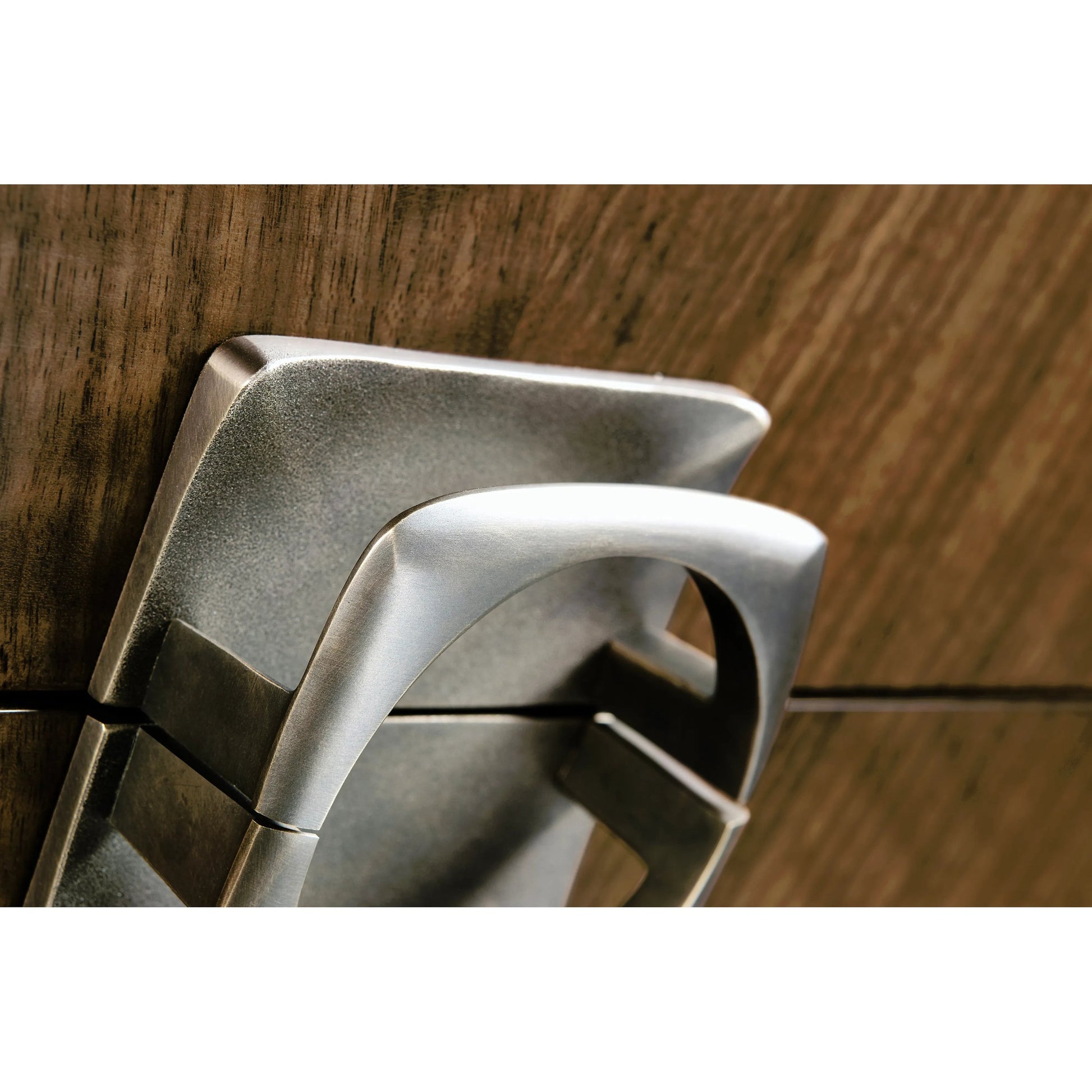 Toulouse Dresser by Jonathan Charles in walnut. Made from walnut quarter figured veneer in a modern style.