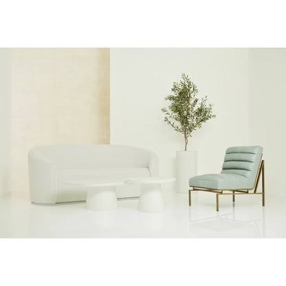 Tranquility Nesting Cocktail Tables by Miranda Kerr Home in milky mushroom. Made from unique in a modern style.