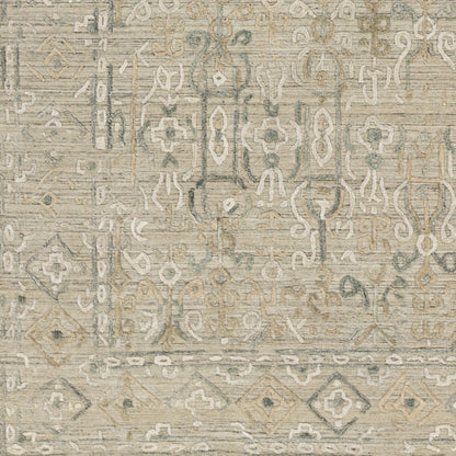 Makalu MKL-2305 Rug by Surya in light sage, light slate, oatmeal, beige, dusty sage, charcoal. Made from 70% viscose, 30% wool in a unique style.