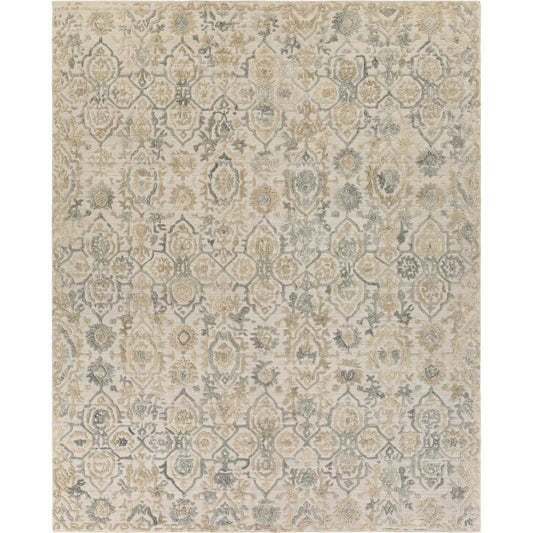 Makalu Rug - 25363 by Surya in beige, charcoal, light gray. Made from 70% viscose, 30% wool in a unique style.