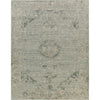 Dark Green, Light Sage, Sage, Light Gray, Light Slate, Seafoam / 2' x 3'