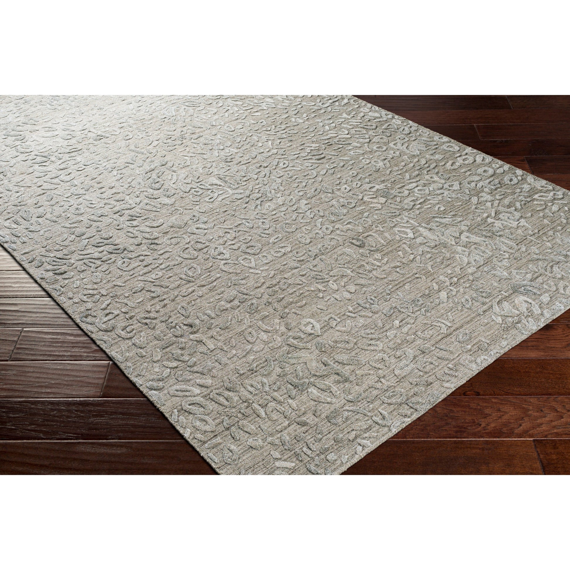 Makalu MKL-2310 Rug by Surya in light gray, gray, charcoal. Made from 70% viscose, 30% wool in a unique style.