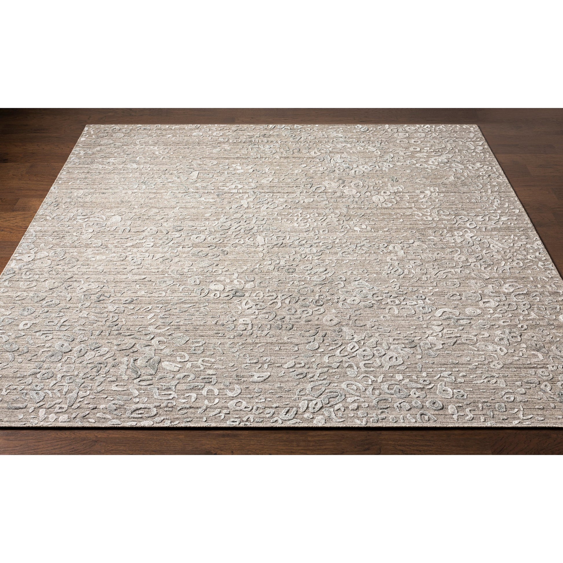 Makalu MKL-2310 Rug by Surya in light gray, gray, charcoal. Made from 70% viscose, 30% wool in a unique style.