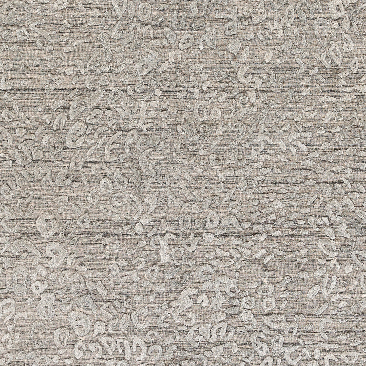 006 SI-1796381,SI-1796382 | Closeup | Makalu MKL-2310 Rug by Surya in light gray, gray, charcoal. Made from 70% viscose, 30% wool in a unique style.