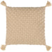 Makrome Pillow - 17884 by Surya. Made from front: 100% wool, back: 100% cotton in a transitional style.