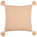 Makrome Pillow - 17884 by Surya. Made from front: 100% wool, back: 100% cotton in a transitional style.