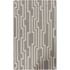 Medium Gray, Ivory / 2' x 3'