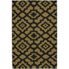 Black, Olive / 2' x 3'