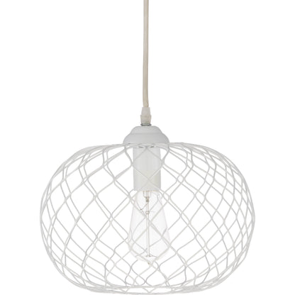 Matilda Ceiling Light - 23459 by Surya in white and white. Made from metal in a coastal style.