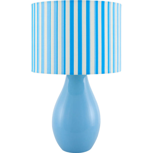 Melbu Accent Table Lamp by Livabliss in glazed. Made from ceramic, linen, polyester in a unique style.