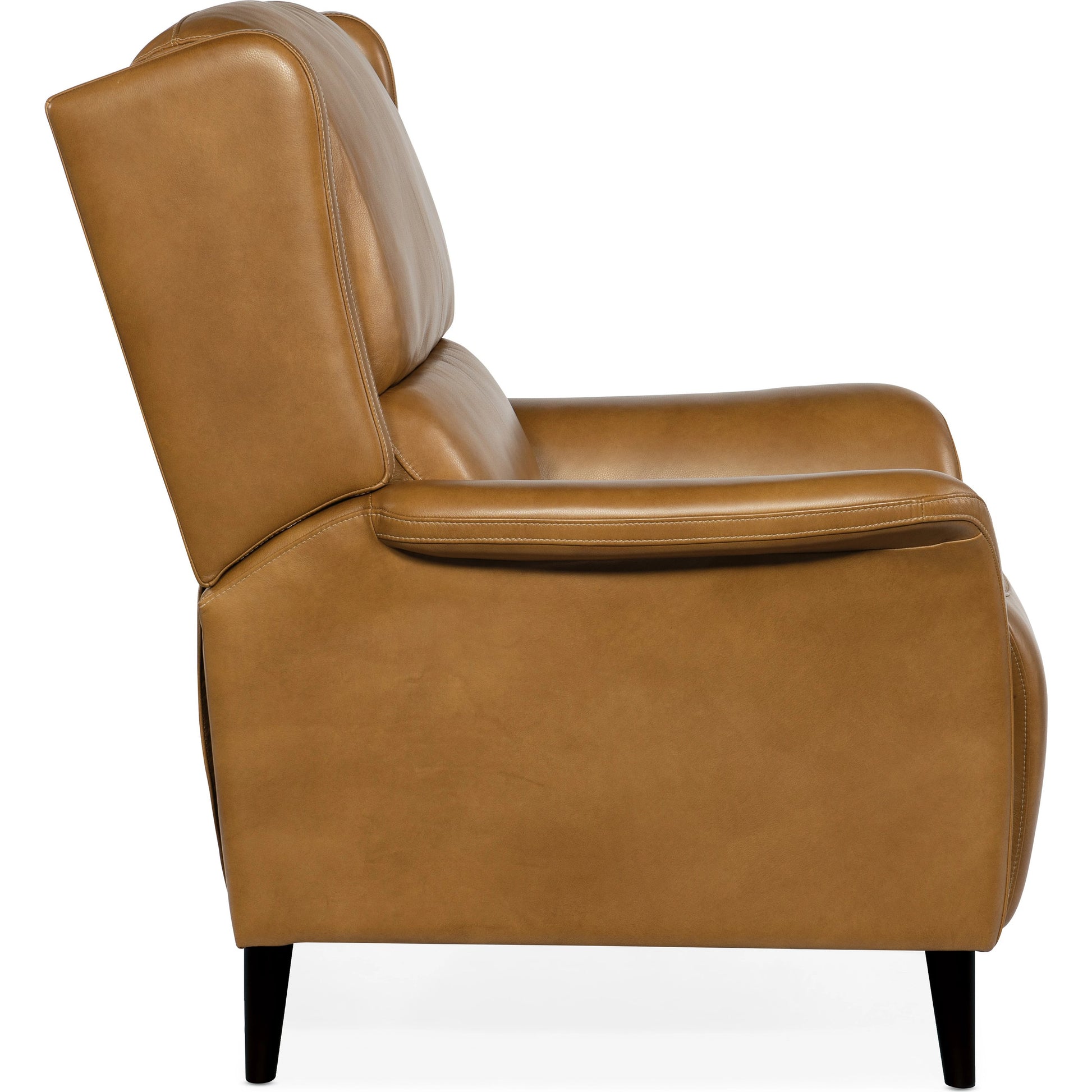 Deacon Power Recliner by Hooker Furniture. Made from leather in a traditional style.