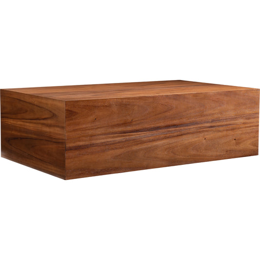 Loft Brasea Cocktail Table by Bernhardt in brown. Made from wood in a unique style.