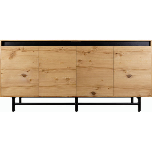Molander Sideboard - 530945 by Surya. Made from oak veneer, steel in a modern style.