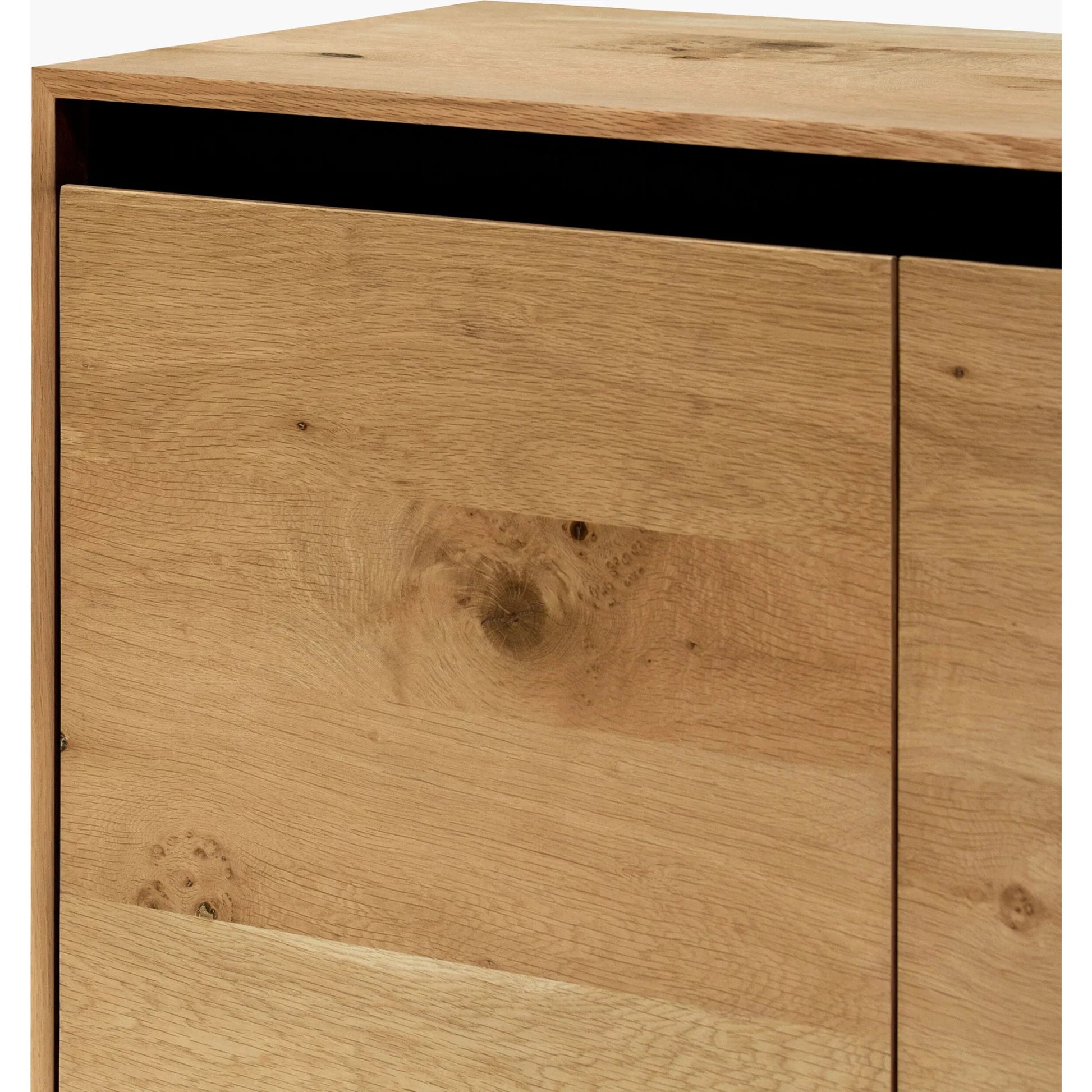Molander Cabinet by Surya. Made from oak veneer, steel in a transitional style.