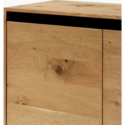 Molander Cabinet by Surya. Made from oak veneer, steel in a transitional style.