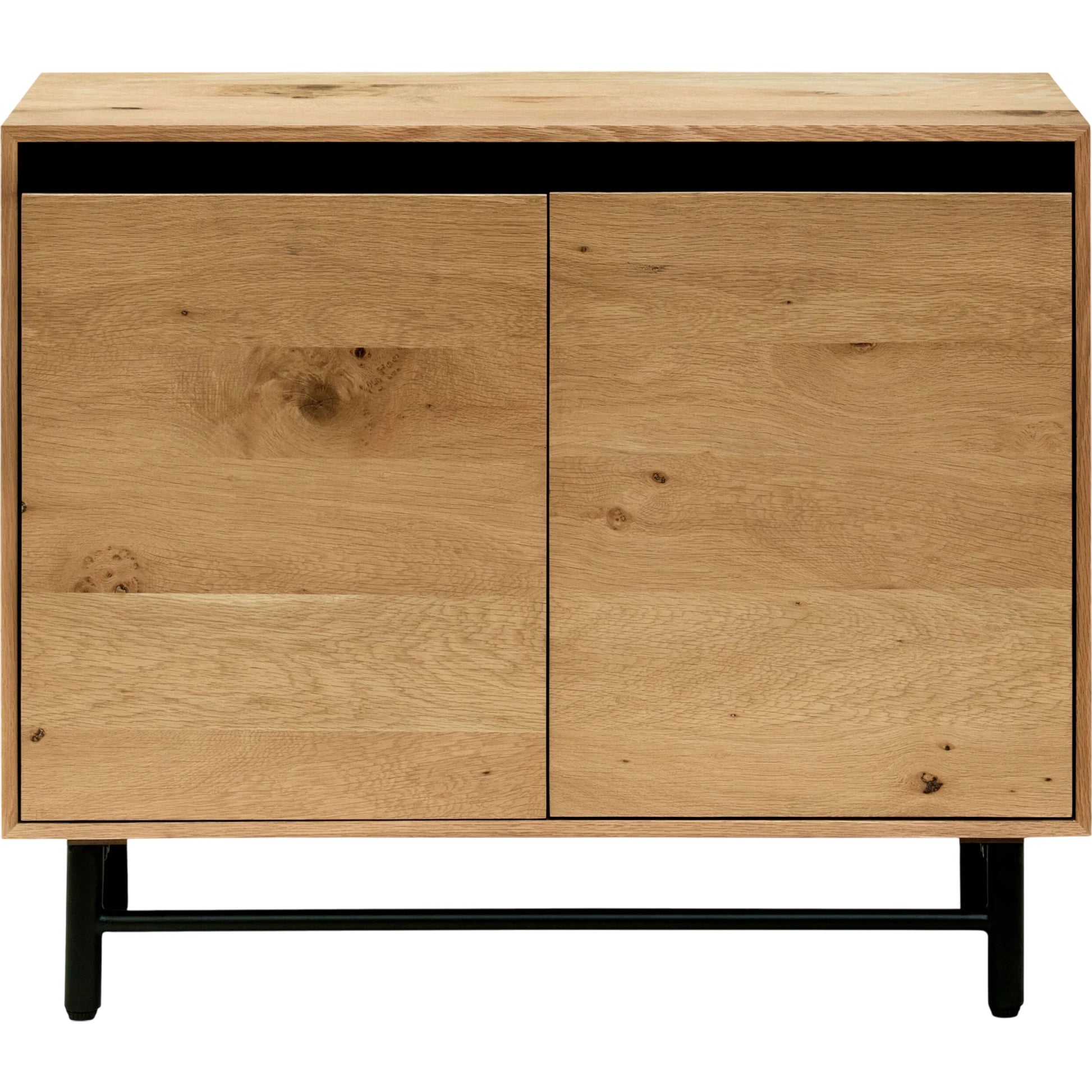 Molander Cabinet by Surya. Made from oak veneer, steel in a transitional style.