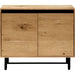 Molander Cabinet by Surya. Made from oak veneer, steel in a transitional style.
