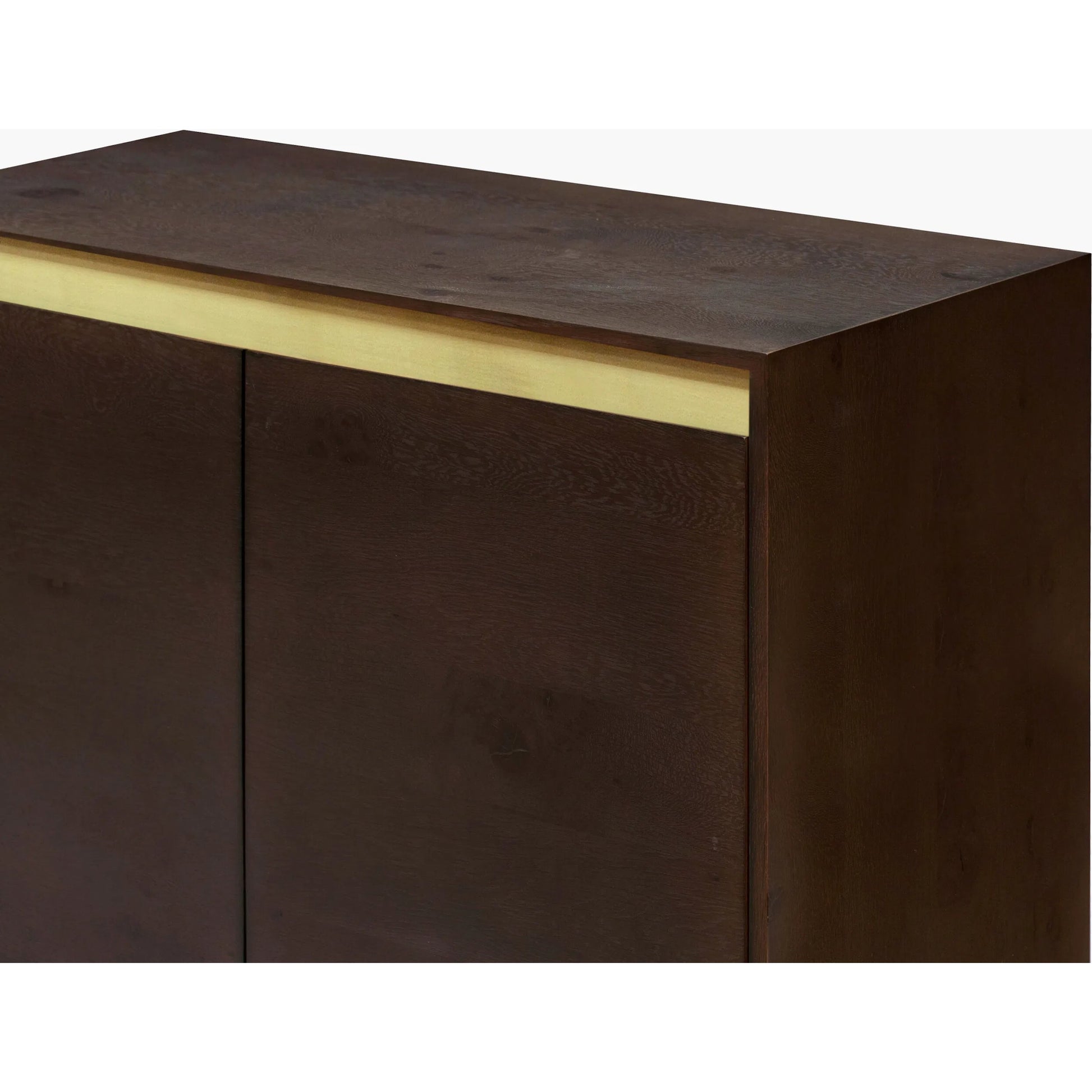 Molander Cabinet by Surya. Made from oak veneer, steel in a transitional style.
