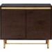 Molander Cabinet by Surya. Made from oak veneer, steel in a transitional style.