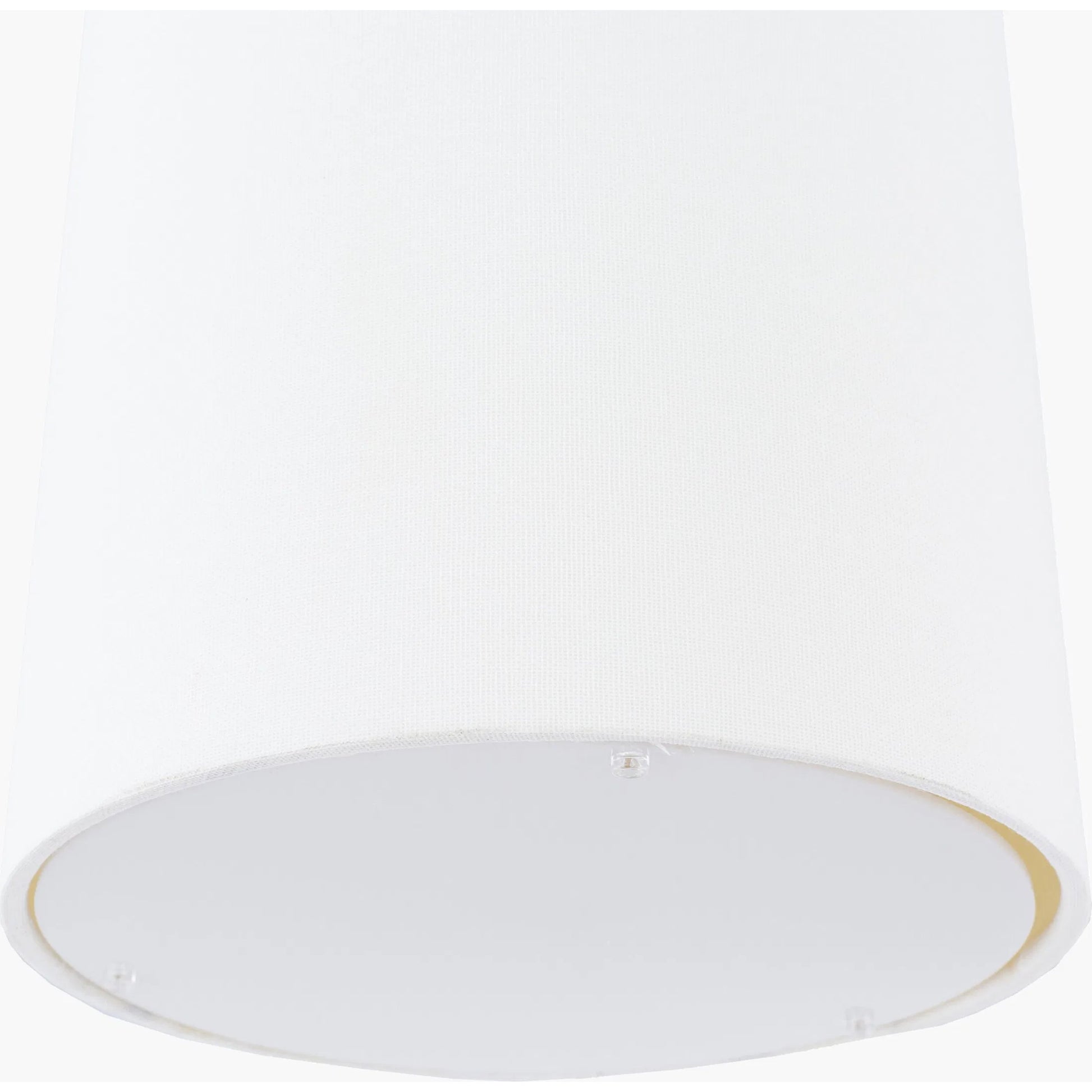 Malani Ceiling Light - 23161 by Surya in metallic brass, white, translucent and n/a, white. Made from cotton, metal in a traditional style.