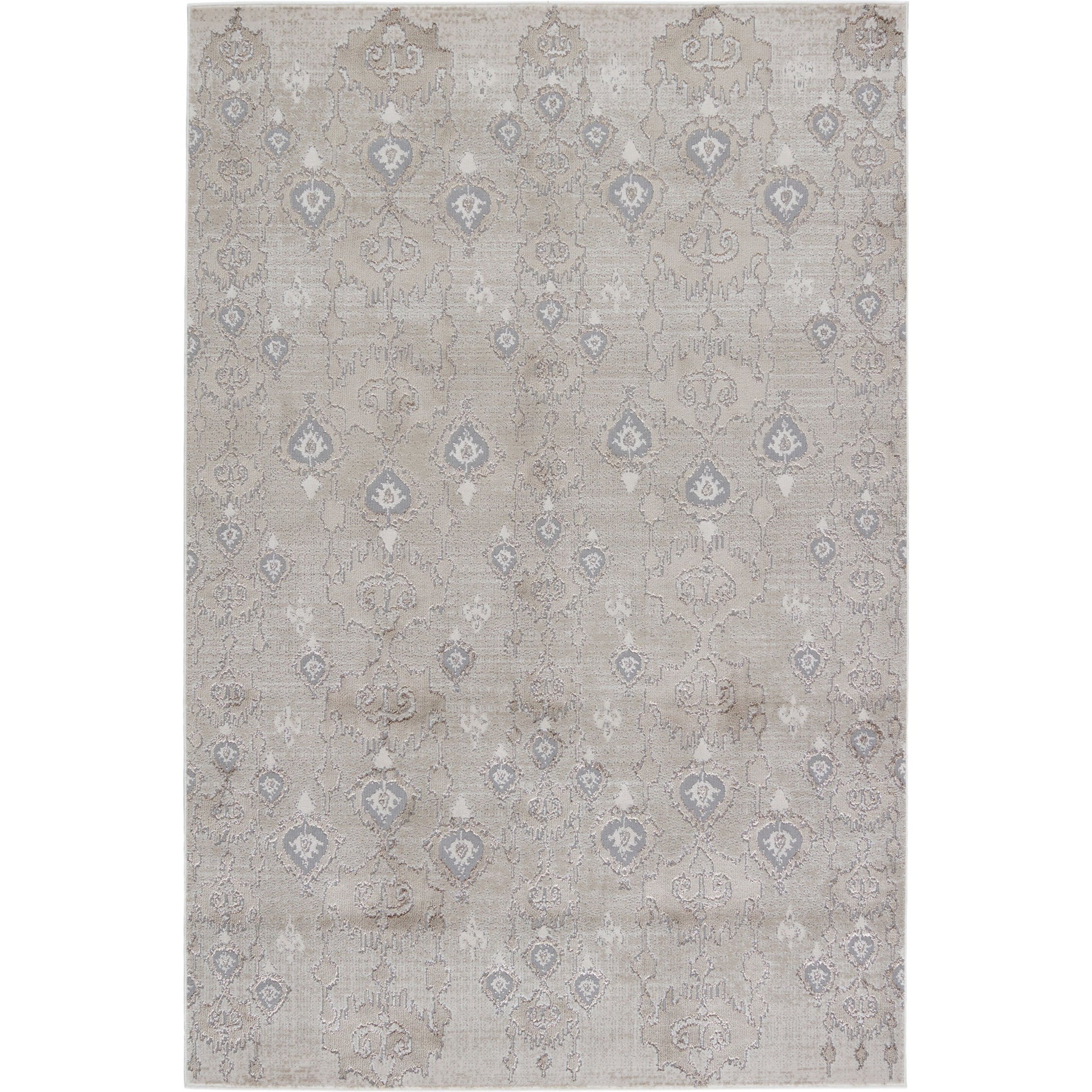 Malilla by Nikki Chu MLI01 Rug by Jaipur Living in taupe, gray. Made from 65% polyester 35% polypropylene in a unique style.