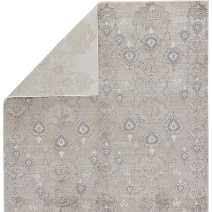 Malilla by Nikki Chu MLI01 Rug by Jaipur Living in taupe, gray. Made from 65% polyester 35% polypropylene in a unique style.