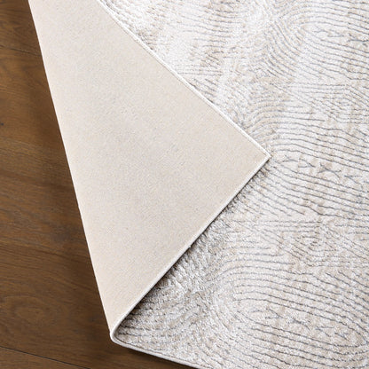 Malilla by Nikki Chu MLI05 Rug by Jaipur Living in cream, gray. Made from 65% polyester 35% polypropylene in a unique style.