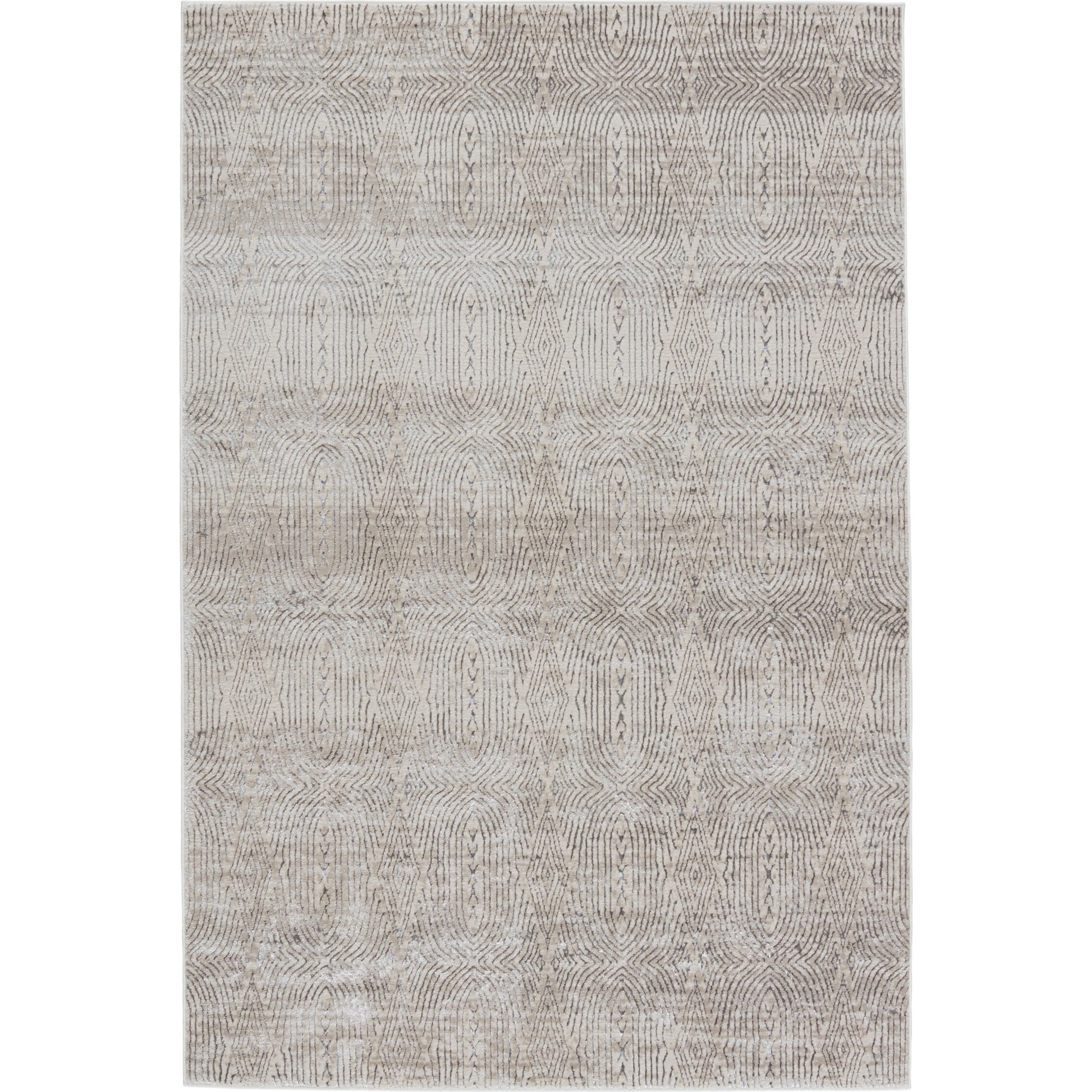 Malilla by Nikki Chu MLI05 Rug by Jaipur Living in cream, gray. Made from 65% polyester 35% polypropylene in a unique style.