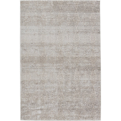 Malilla by Nikki Chu MLI05 Rug by Jaipur Living in cream, gray. Made from 65% polyester 35% polypropylene in a unique style.