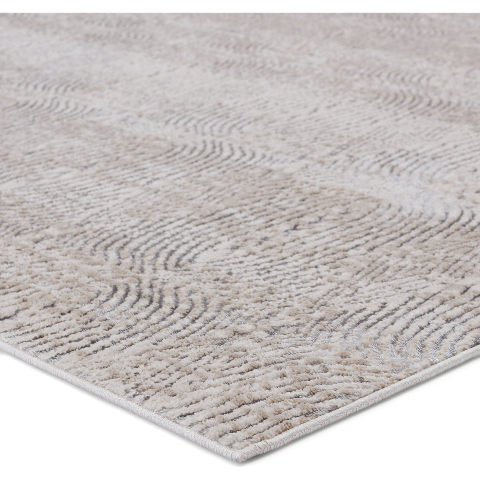 Malilla by Nikki Chu MLI05 Rug by Jaipur Living in cream, gray. Made from 65% polyester 35% polypropylene in a unique style.