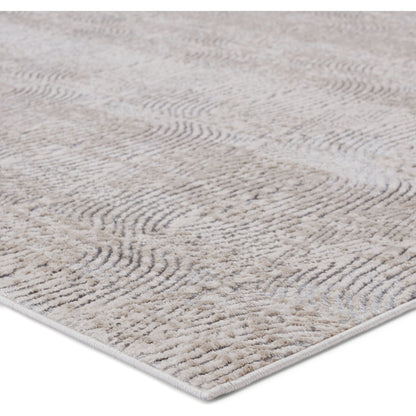 Malilla by Nikki Chu MLI05 Rug by Jaipur Living in cream, gray. Made from 65% polyester 35% polypropylene in a unique style.