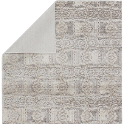 Malilla by Nikki Chu MLI05 Rug by Jaipur Living in cream, gray. Made from 65% polyester 35% polypropylene in a unique style.