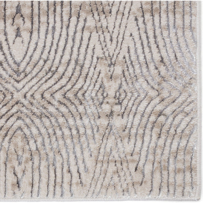 Malilla by Nikki Chu MLI05 Rug by Jaipur Living in cream, gray. Made from 65% polyester 35% polypropylene in a unique style.