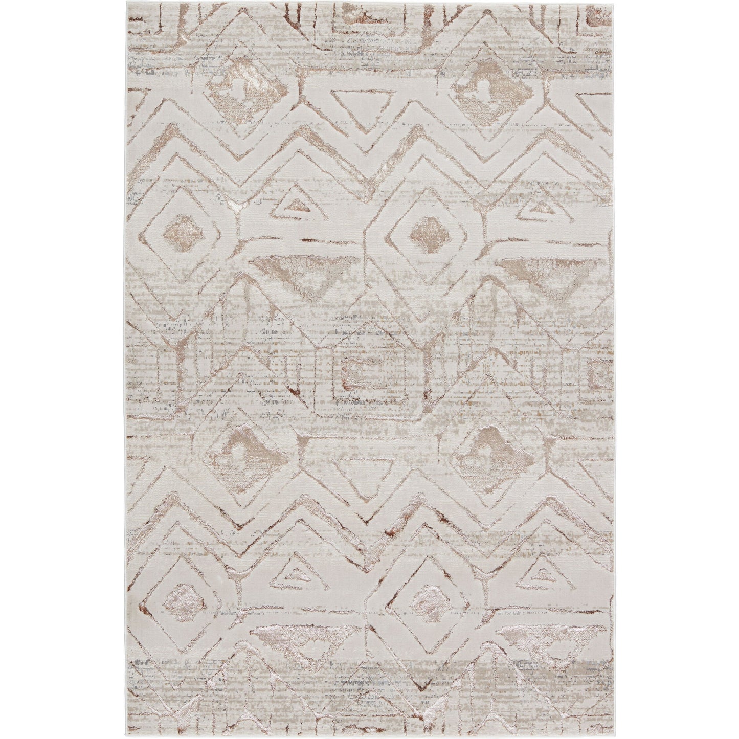 001 SI-1781936,SI-1781937,SI-1781938,SI-1781940,SI-2386302 | Primary Silo | Malilla by Nikki Chu MLI06 Rug by Jaipur Living in cream, taupe. Made from 65% polyester 35% polypropylene in a unique style.