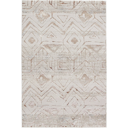 001 SI-1781936,SI-1781937,SI-1781938,SI-1781940,SI-2386302 | Primary Silo | Malilla by Nikki Chu MLI06 Rug by Jaipur Living in cream, taupe. Made from 65% polyester 35% polypropylene in a unique style.