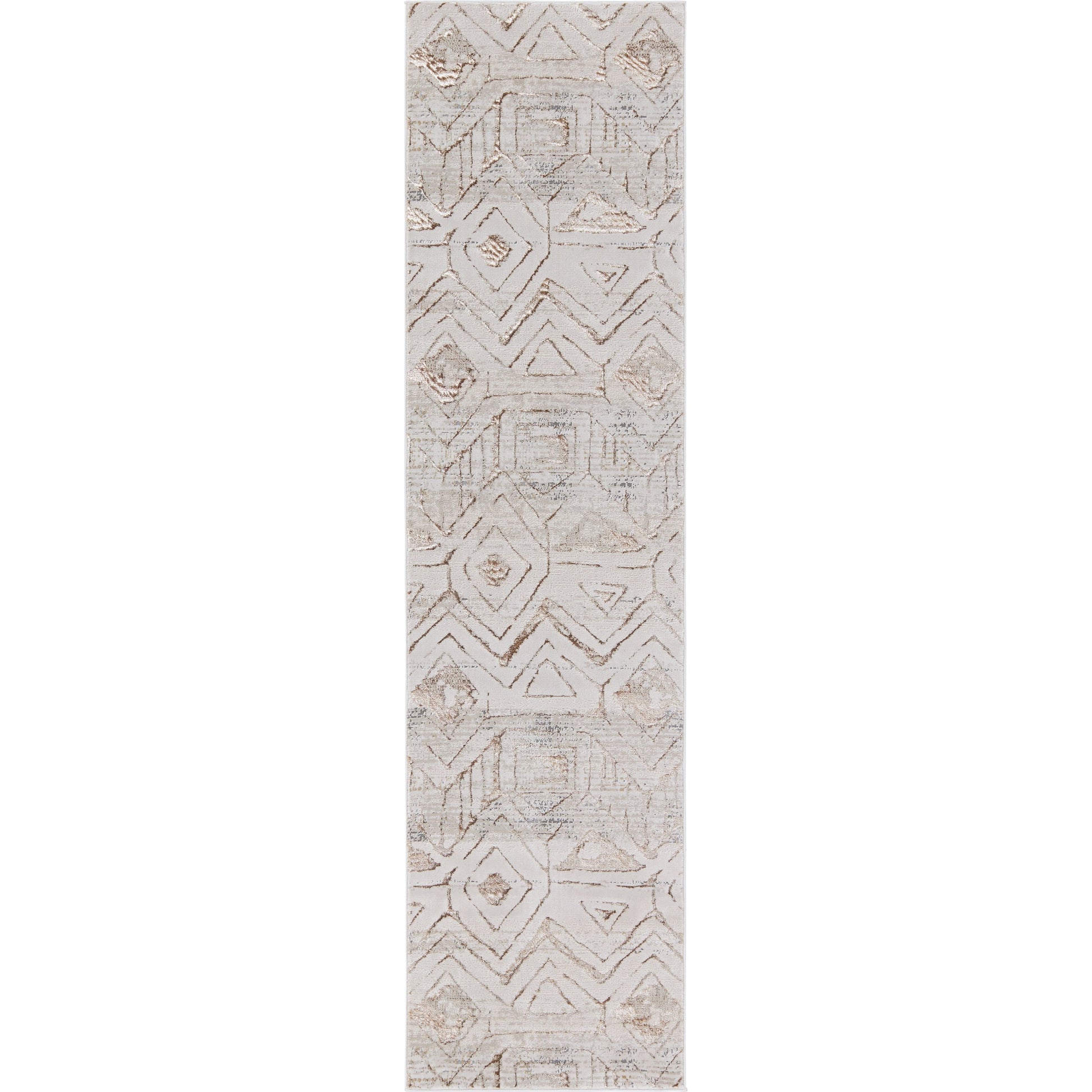 Malilla by Nikki Chu MLI06 Rug by Jaipur Living in cream, taupe. Made from 65% polyester 35% polypropylene in a unique style.