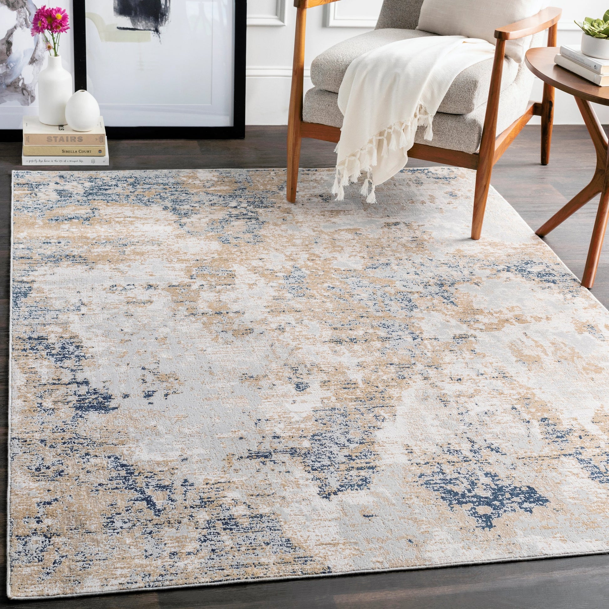 Milano Rug - 23247 by Livabliss. Made from 60% viscose, 40% polyester in a unique style.