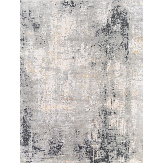 Milano Rug - 23249 by Livabliss in light gray. Made from 60% viscose, 40% polyester in a unique style.