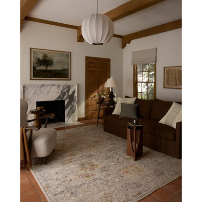Milena MLE-07 Rug by Loloi in ivory, granite. Made from polyester in a unique style.