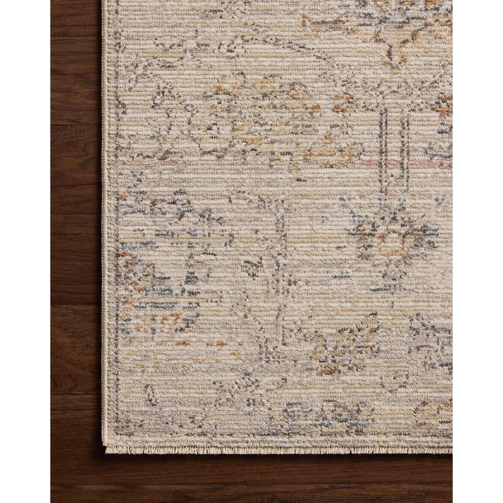 Milena MLE-07 Rug by Loloi in ivory, granite. Made from polyester in a unique style.