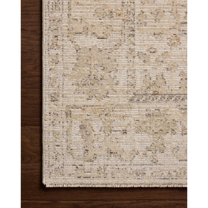 Milena MLE-08 Rug by Loloi in ivory, sand. Made from polyester in a unique style.