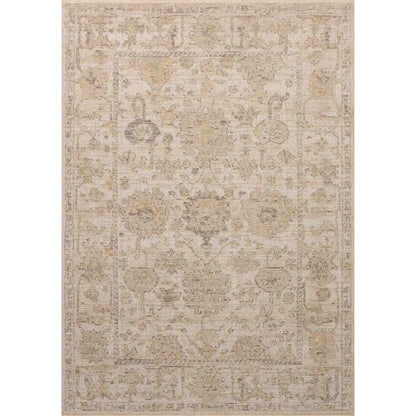 Milena MLE-08 Rug by Loloi in ivory, sand. Made from polyes