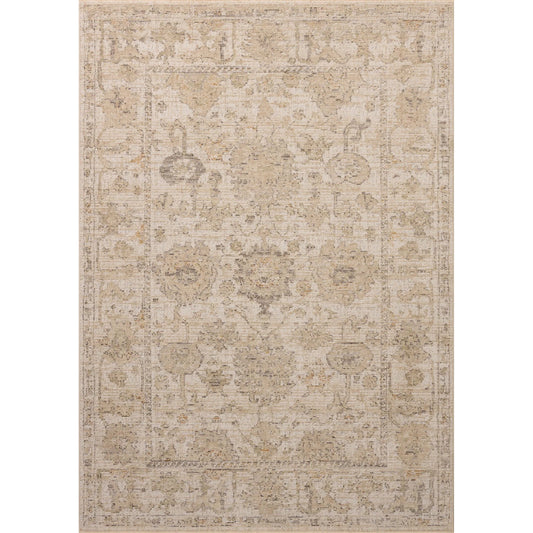 Milena MLE-08 Rug by Loloi in ivory, sand. Made from polyes