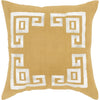 Gold, Beige / Down Feather / 18" x 18"