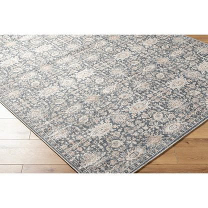 Marlon Rug - 497300 by Livabliss in black, light beige, orange, olive, gray, charcoal. Made from polyester in a unique style.