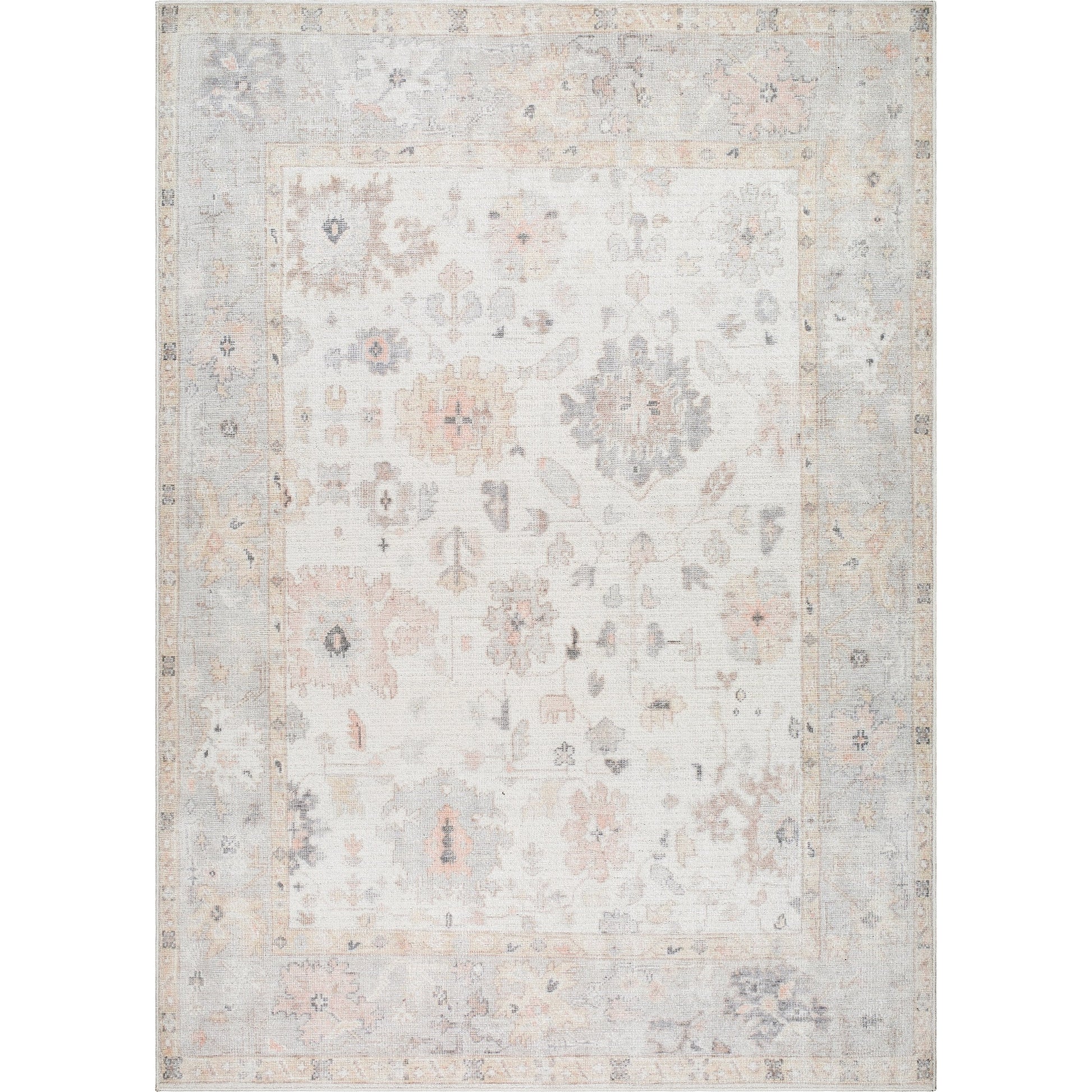 Marlon Rug - 526188 by Livabliss in taupe, light gray, gray, tan, light brown, dusty pink. Made from face: 100% polyester, warp: 100% cotton in a u