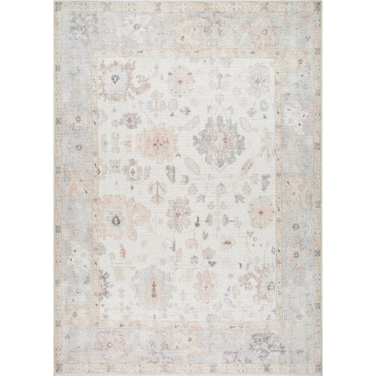 Marlon Rug - 526188 by Livabliss in light silver, sterling grey. Made from face: 100% polyester, warp: 100% cotton in a unique style.