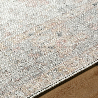 Marlon Rug - 526188 by Livabliss in taupe, light gray, gray, tan, light brown, dusty pink. Made from face: 100% polyester, warp: 100% cotton in a unique