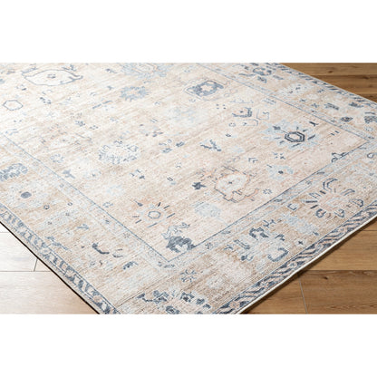 Marlon Rug - 526199 by Livabliss in light beige, tan, charcoal, slate, mauve. Made from face: 100% polyester, warp: 100% cotton in a unique style.