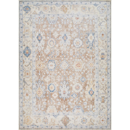 Marlon Rug - 526210 by Livabliss in mustard, beige, denim, dark blue, light gray, wheat. Made from face: 100% polyester, warp: 100% cotton in a uni
